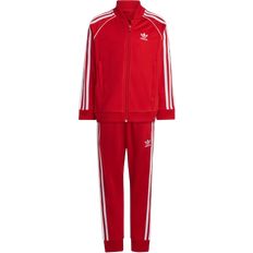 adidas Little Kids' adidas Originals adicolor Superstar Track Suit Better Scarlet