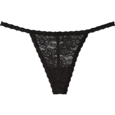 PINK Wink V-String Panty, Black, Women's Panties