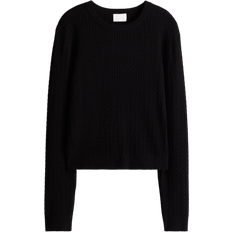 H&M Kabelstrikket Trøje - Sort