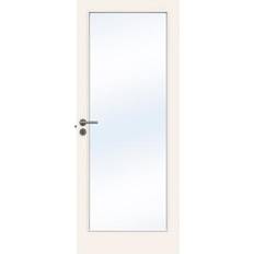 Swedoor stable gw1 Swedoor Stable GW1 Massiv Glat Dør Med Glas 40 mm Hvid 82,5 204 cm Inderdør S 0502-Y (82.5x204cm)