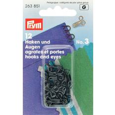 Prym Hyska och Hake No3 Svart 12 st