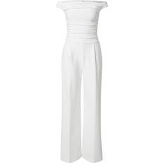 Natural - Women Jumpsuits & Overalls Abercrombie & Fitch Off The Shoulder Draped Jumpsuit Off White
