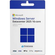 Microsoft Windows Server 2025 Datacenter 64-bit License (16 Core OEM DVD)