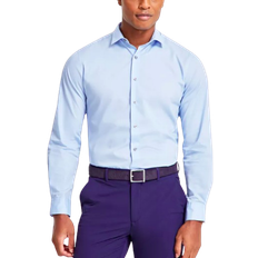 Alfani Slim-Fit Solid Dress Shirt - Horizon Blue