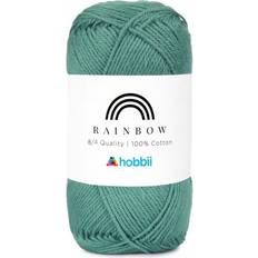Cotton 8 4 Hobbii Rainbow Cotton 8/4 Petrol Green 020