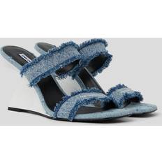 Karl Lagerfeld Sandaler med hæl Karl Lagerfeld Pantoletter - Blue Denim