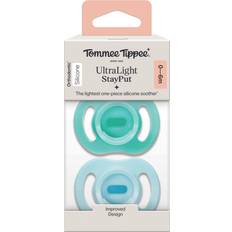 Pacifiers Tommee Tippee Ultra Light Stayput Soothers 0-6m Pack of 2