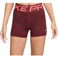 Nike Pro Sculpt Cykelshorts Med Høj Talje - Rød