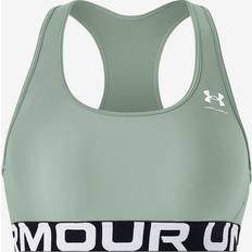 Gröna - Träningsplagg BH:ar Under Armour Womens Heat Gear Medium Impact Sports - Grön