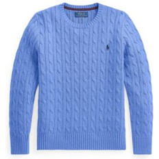 Polo Ralph Lauren Stickade tröjor Barnkläder Polo Ralph Lauren Boys' Cable Knit Cotton Sweater - Harbor Island Blue