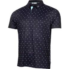 Calvin Klein Polo Shirts Calvin Klein Mens 2025 Riverton Moisture Wicking Technical Golf Polo Shirt - Navy