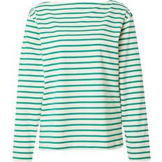 Mads Nørgaard Dame Tøj Mads Nørgaard Soft Single Silke Tee LS - Hvid/Offwhite