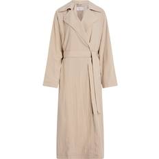 Calvin Klein Kappor & Rockar Calvin Klein Soft Nylon Long Trench Coat - Grey
