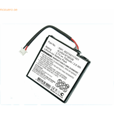 GPS-mottagare k.A. Akku für TomTom Via 125 Li-Ion 3,7 Volt 700 mAh schwarz