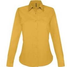 Women - Yellow Shirts Kariban Jesica Women's Long-Sleeve Shirt - Jaune