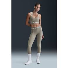 Nike Running Bras Nike Pro Women's Light-Support Non-Padded Sports Bra - Light Army/White