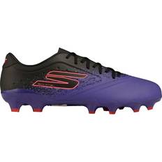 Skechers Purple Sport Shoes Skechers Academy FG Football Boots - Black/Purple