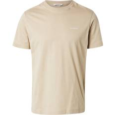 Gabba Herr Överdelar Gabba Dune Logo SS GOTS T-shirt - Sand Plaza