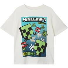 Minecraft T-shirts Børnetøj Name It Cloud Dancer Mus Minecraft - Cloud Dancer Mus - Cloud Dancer Mus Minecraft