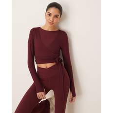 Red Cardigans Tala Wrap Around Cardigan - Wine