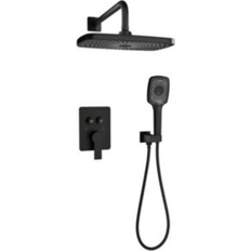 Shower Sets Casainc Pressure-Balanced Valve Included All-In-One Kit with Rough In-Valve Thermostatic Shower System 12 Inches