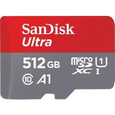 SanDisk Ultra 512GB MicroSDXC Kort SD-Adapter