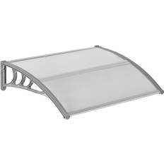 OutSunny Entrétak Silver med UV-skydd 100 x 75 x 23 cm