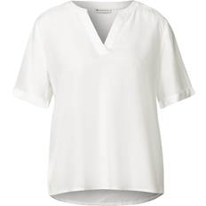 Vuxen Blusar Street One Blus - Enfärgad - Vit