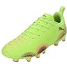 Puma Future 8 Play FG/AG Jr Fussballschuh - Yellow Alert Black/Sun Struck