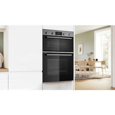 Bosch MBA533BS3B Series 4 Built In Electric Double Oven Stainless Steel