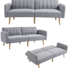 2 Seater Bed Grey