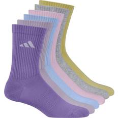 adidas 6 Pack Logo Crew Socks - Mixed Pastels
