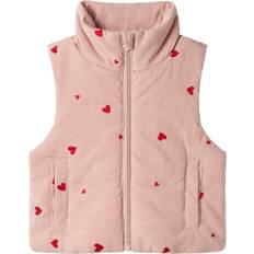 Polstrede veste Børnetøj Name It NMFMimosa Vest - Rosa
