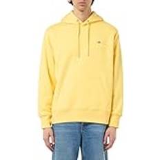 Gant Gula Tröjor Gant Herr Shield Hoodie - Banan Gul