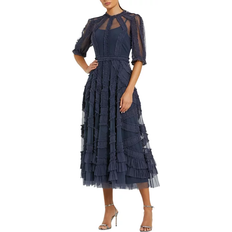 関税送料込【MACDUGGAL】ミディワンピース 装飾 長袖 ネイビー Mac Duggal - Shop with Klarna | Split Payments & Shop Deals