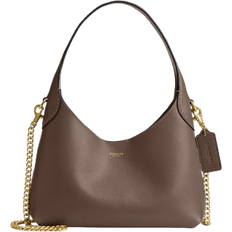 Coach Brooklyn Shoulder Bag - Brass/Dark Stone