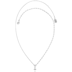 Silver cross necklace James Avery Paired Chains Cross Necklace