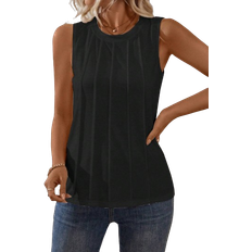 Shein Einfarbiges Tank-Top mit Rundhalsausschnitt für den Sommer
