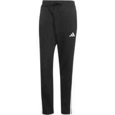 Adidas essentials 3 stripes pants adidas Essentials 3-Stripes Fleece Pants - Black