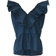 Noella Louisa Blouse - Blue Wash