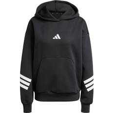 Adidas Återvunnet material Tröjor adidas W Fi 3s Oh Hood Hoodies - Black