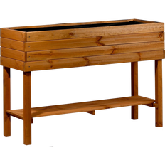 Holz Aufsatzrahmen Dobar 58130FSCe Großes Hochbeet XXL Gemüsebeet Massivholz 40x117x80cm
