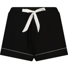 Hunkemöller Bukser & Shorts Hunkemöller Essential Jerseyshorts - Sort/Hvid