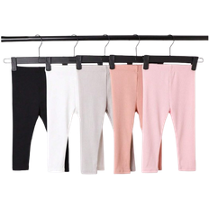 Shein Baby Girl 5pcs Solid Leggings