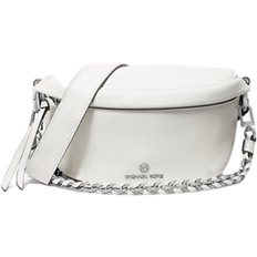 Michael Kors MK Slater Extra-Small Pebbled Leather Sling Pack Optic White