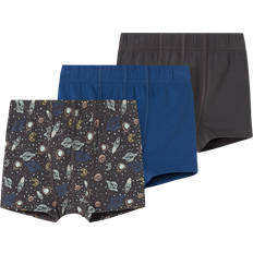 98 Boxershorts Børnetøj Name It Boxershorts 3-pak Smedet Jern - Blå