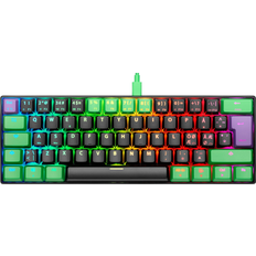 Nos c450 NOS C-450 Mini PRO RGB Gaming Tangentbord