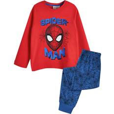 Spider-Man Boys Printed Long Pyjama Set - Blue/Red
