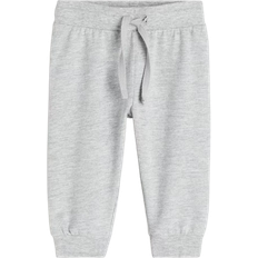 H&M Sweathose aus Baumwolle Hellgraumeliert - Baby