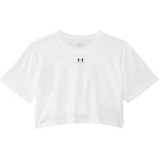 White T-shirts Under Armour Rival SS Kids T-shirt - White